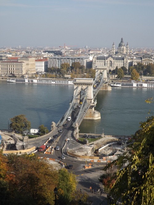 The Chain Bridge from the Castle